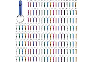 Safety Keychain Essentials: Tergy Emergency Whistle 100-Pack
