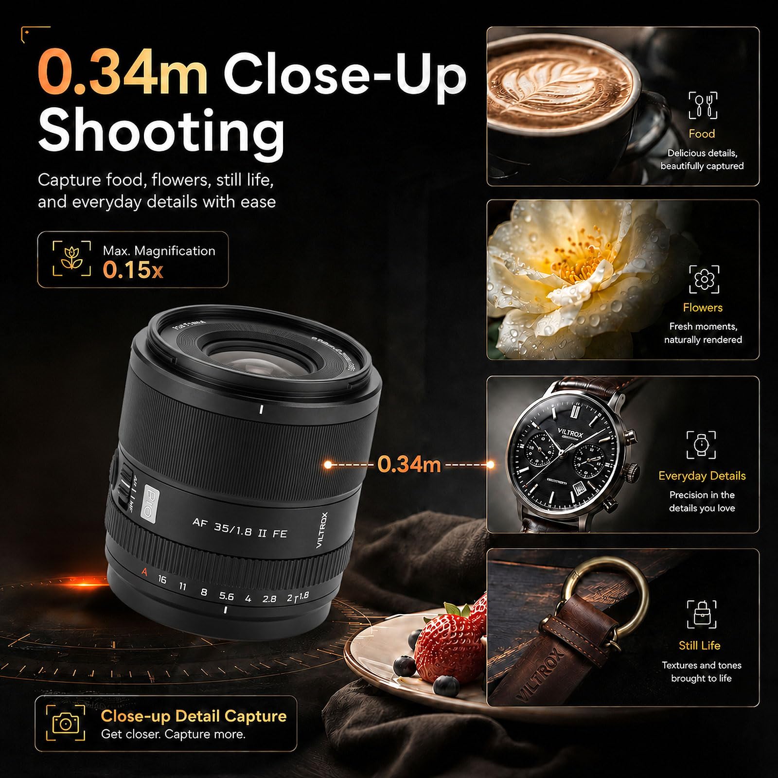 VILTROX 35 mm F1.8 EVO FE Mount obiektyw do aparatu Sony E z pełną ramką design APO obiektyw pełnoformatowy z grubą przysłoną autofokusa soczewka do Sony A7CIl A7CR ZVE1 A7RV FX2 a7RIV a7IV a7RI A6700