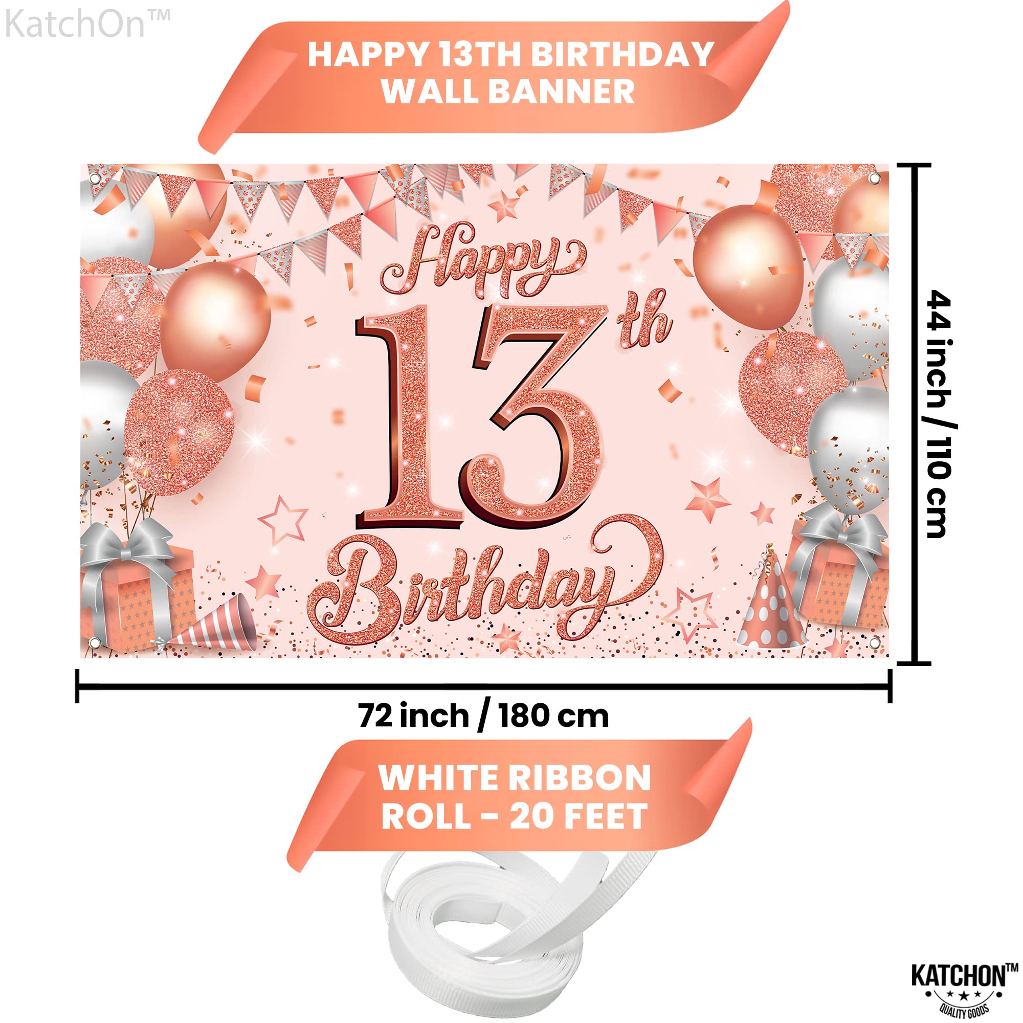 Ouligay 13° compleanno decorazione torta glitter rosa ufficiale adolescente 13 torte decorazioni ufficiali adolescenti 13° compleanno torta topper Happy Birthday decorazione torta 13° compleanno