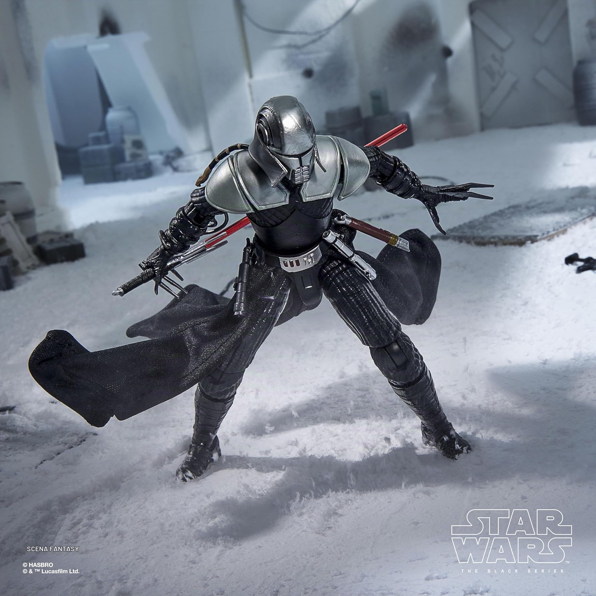 Star Wars Hasbro, The Black Series, Gaming Greats, Lord Starkiller, Action Figure Deluxe collezionabile da 15 cm, Ispirata Potere della Forza