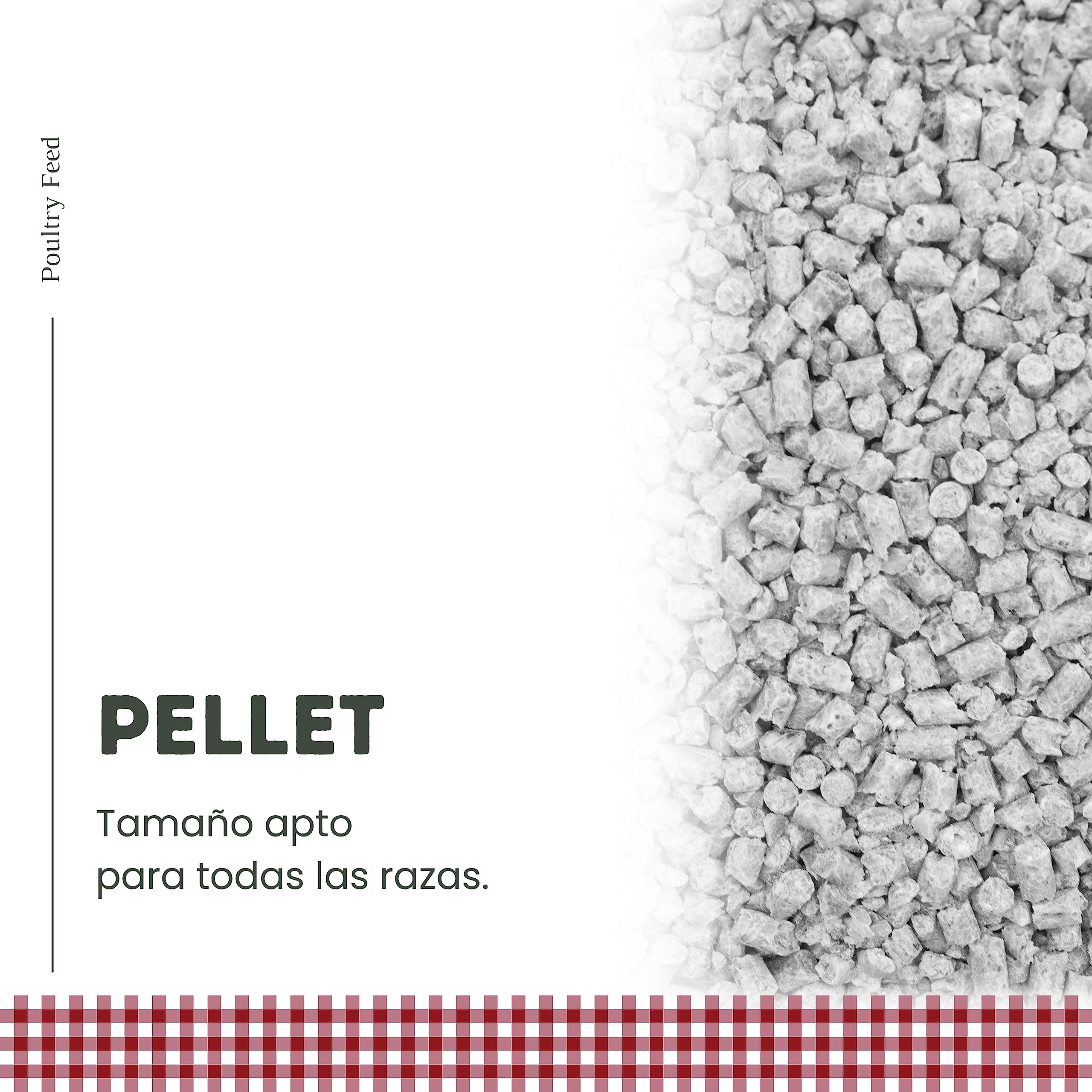 Pienso para Gallinas Ponedoras y Ornamentales | Alimento con Fórmula Exclusiva | Poultry Feed Saco 25 kg | Rico en Proteínas y Grasas Saludables para un Plumaje Vistoso (Pack 6)