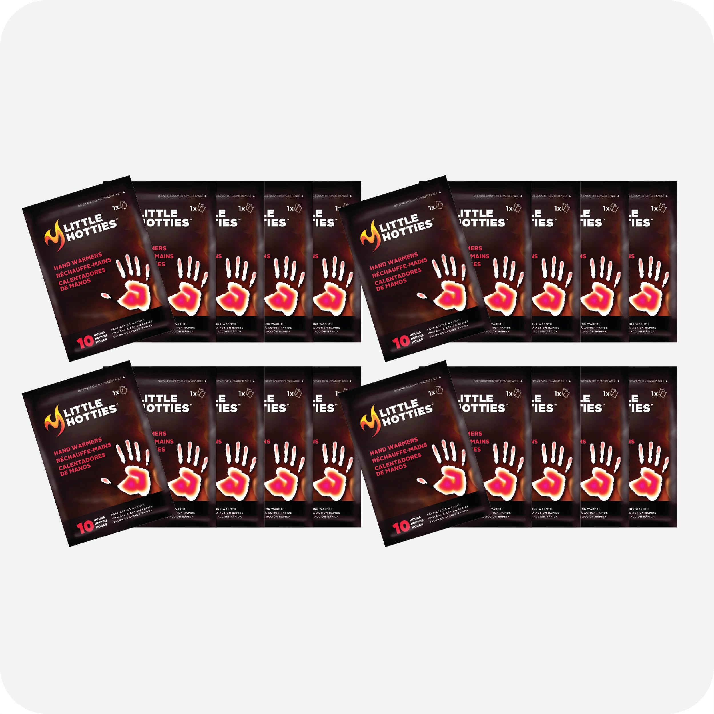 Little Hotties 20 Ct Hand Warmers Bundle - Warmers for All-Day Cold Weather Comfort