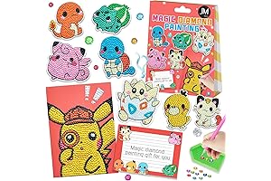 JM HOUSE Diamond Painting Kits for Kids Ages 8-12