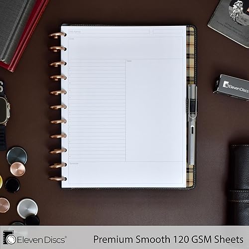 Miniatura 2 de Repuestos de papel de alta calidad para discos perforados para Circa, Arco, TUL, Agenda diaria sin fecha