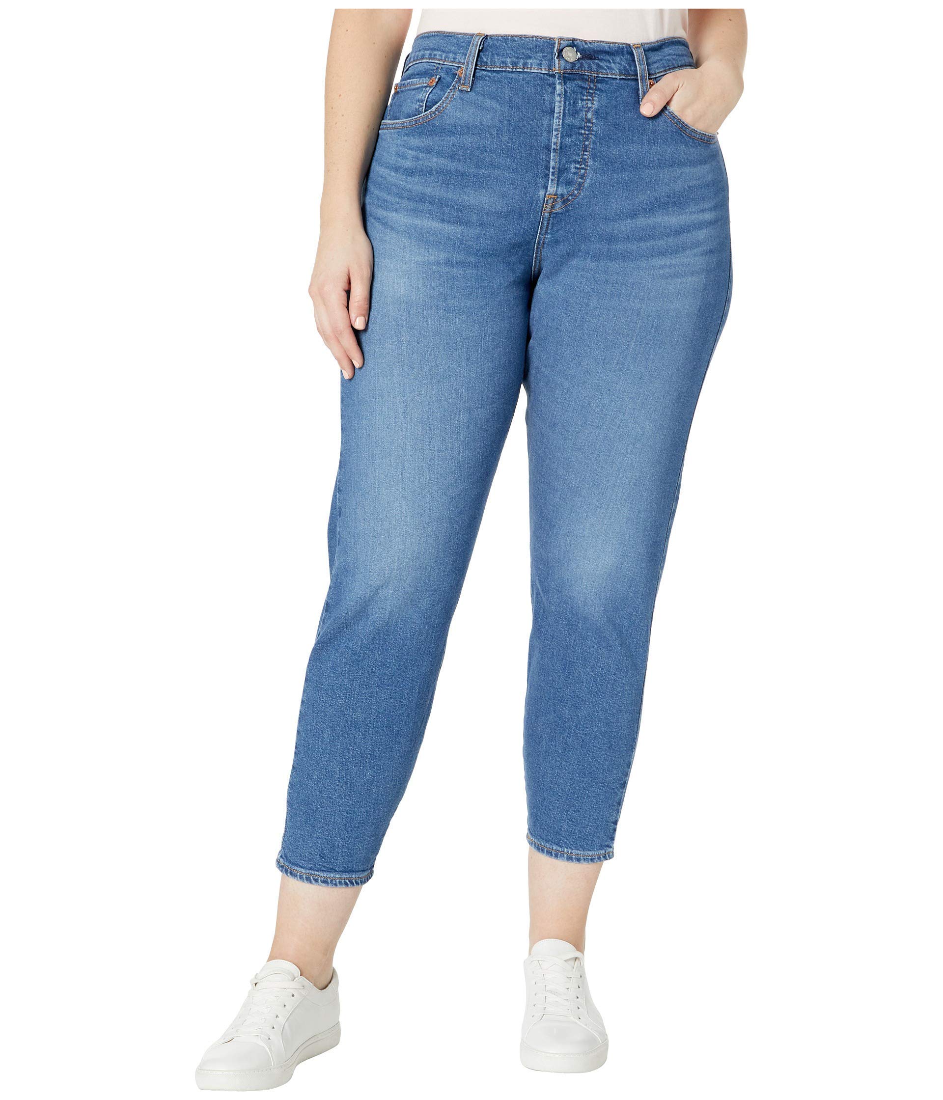 Photo 1 of Levi's Women's New Boyfriend Jeans (Standard and Plus), -Hawaii blue, 38 (US 22)