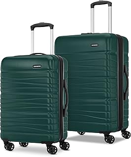 Evolve SE Hardside Expandable Luggage with Spinners | Alpine Green | 2PC SET (Carry-on/Medium)