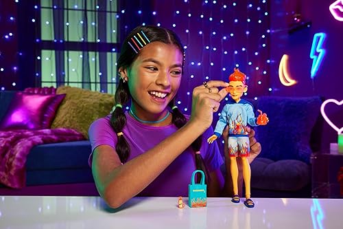 Miniatura 2 de Monster High Scare-adise Island Heath Burns - Muñeca con capucha de llama, traje de baño y accesorios de playa como gafas de sol