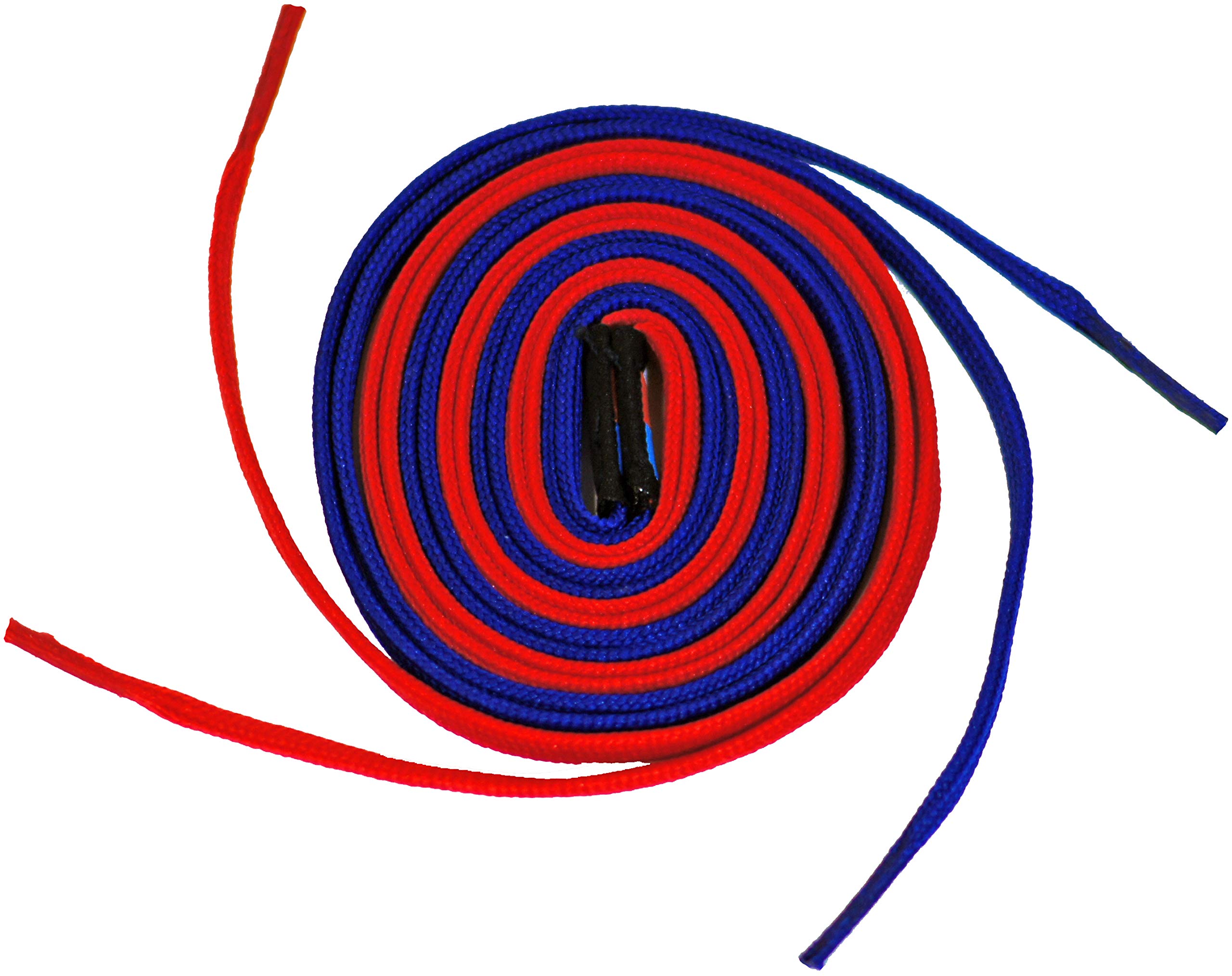 EASY TIEShoe Laces - Dual colored, waxed, shoelaces with molded aglets