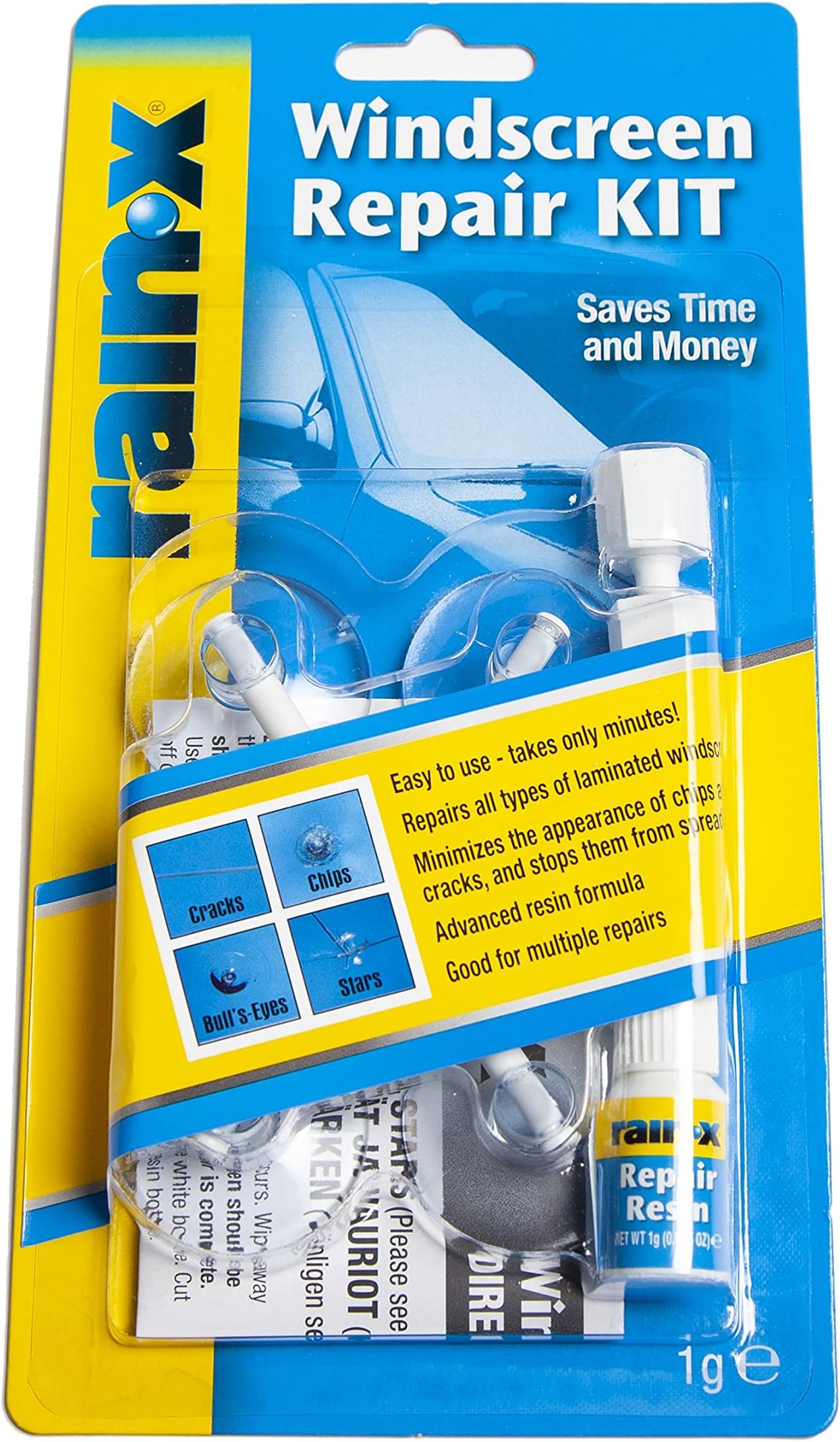 Rain X 600001 Windscreen Repair Kit white/clear Amazon.co.uk