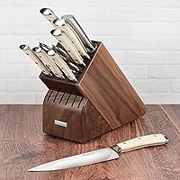 Vista 2 de Wusthof Classic Ikon Creme - Juego de cuchillos de 10 piezas con bloque de nogal