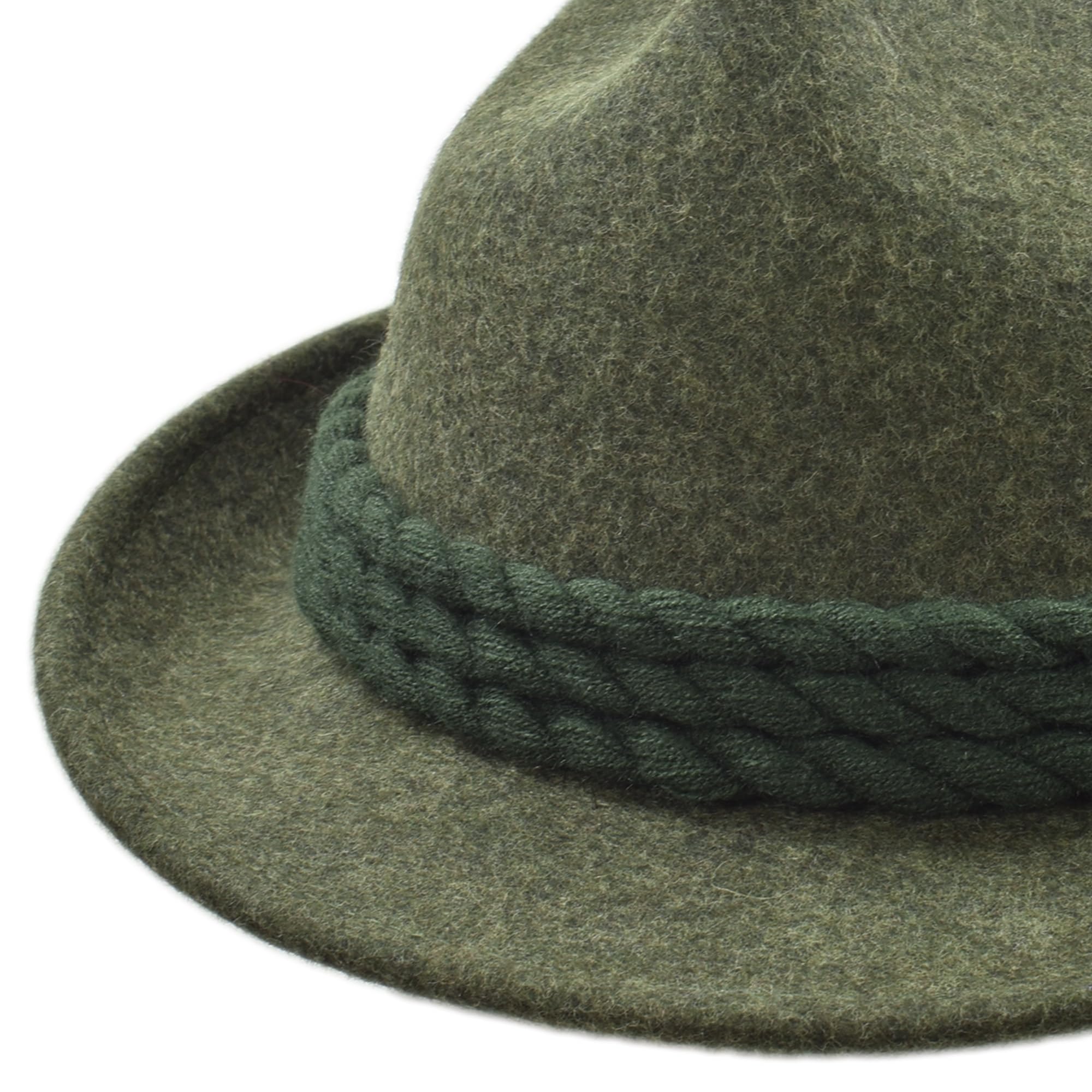 Melegari Cappello Tirolese da Montagna | Dreispitz Artavaggio | Cappello da Pastore | Contadino e Cacciatore | Loden Hut | Cappello Tradizionale da alpeggio