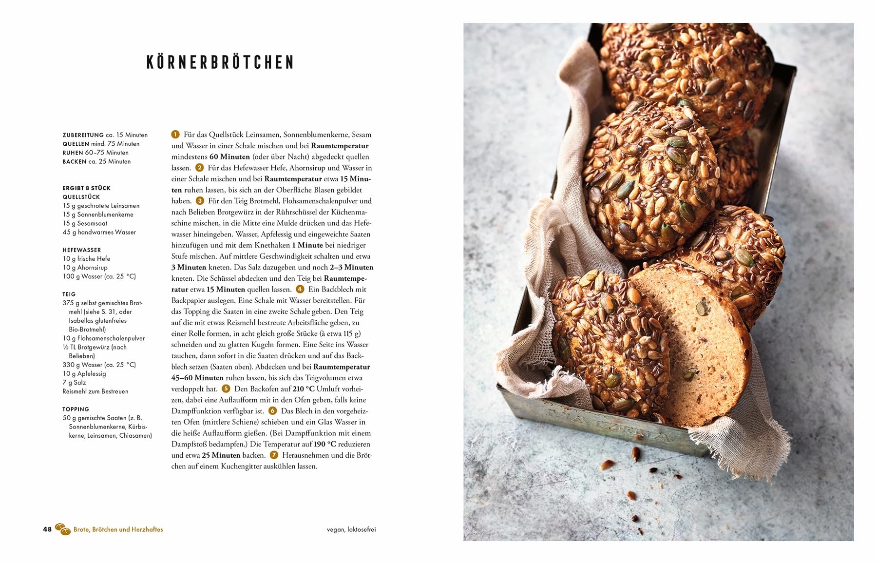 Glutenfrei backen mit Isabella – Brot, Brötchen, Törtchen und vieles mehr – Köstliche Backrezepte für Lebensfreude statt Verzicht – glutenfreie Rezepte ohne Kompromisse, auch vegan & laktosefrei
