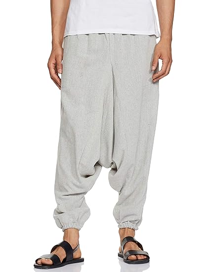 Harem Yoga Cotton Pyjama Pants for Men & Women (Multicolour & Free Size)