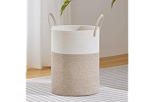 VIPOSCO Aesthetic Hamper – Woven Rope Storage Basket