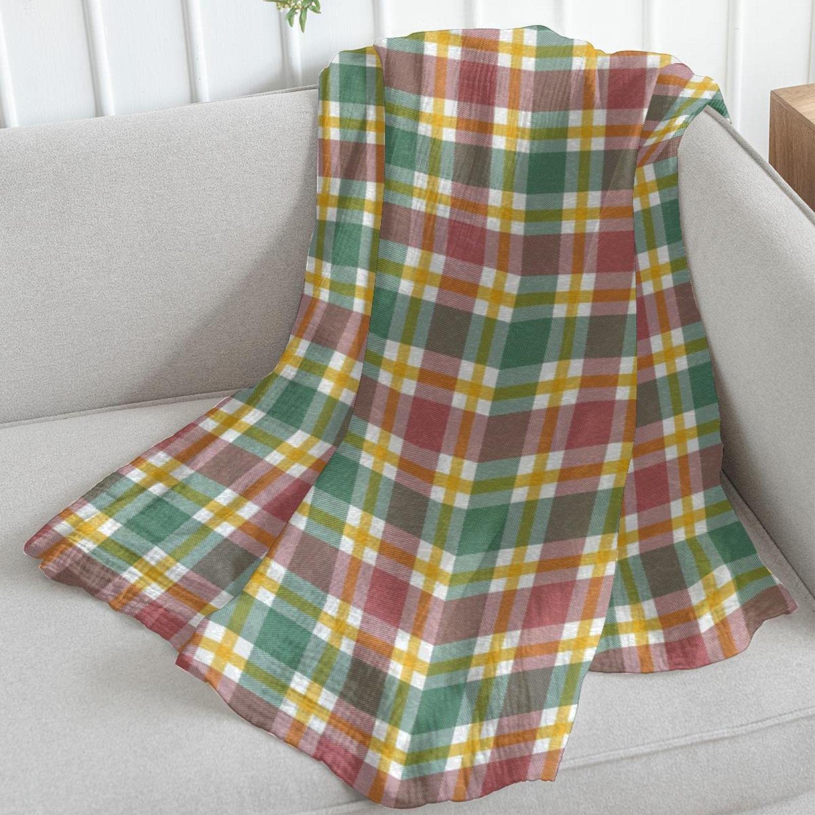 Coperta in pile per divano, divano o letto, morbida coperta natalizia