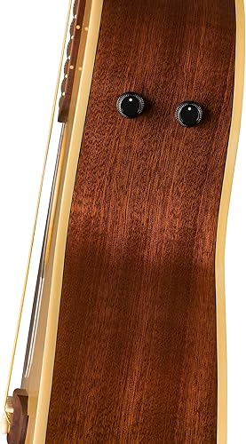 Miniatura 5 de Newporter - Jugador zurdo, diapasón de nogal, golpeador dorado, natural