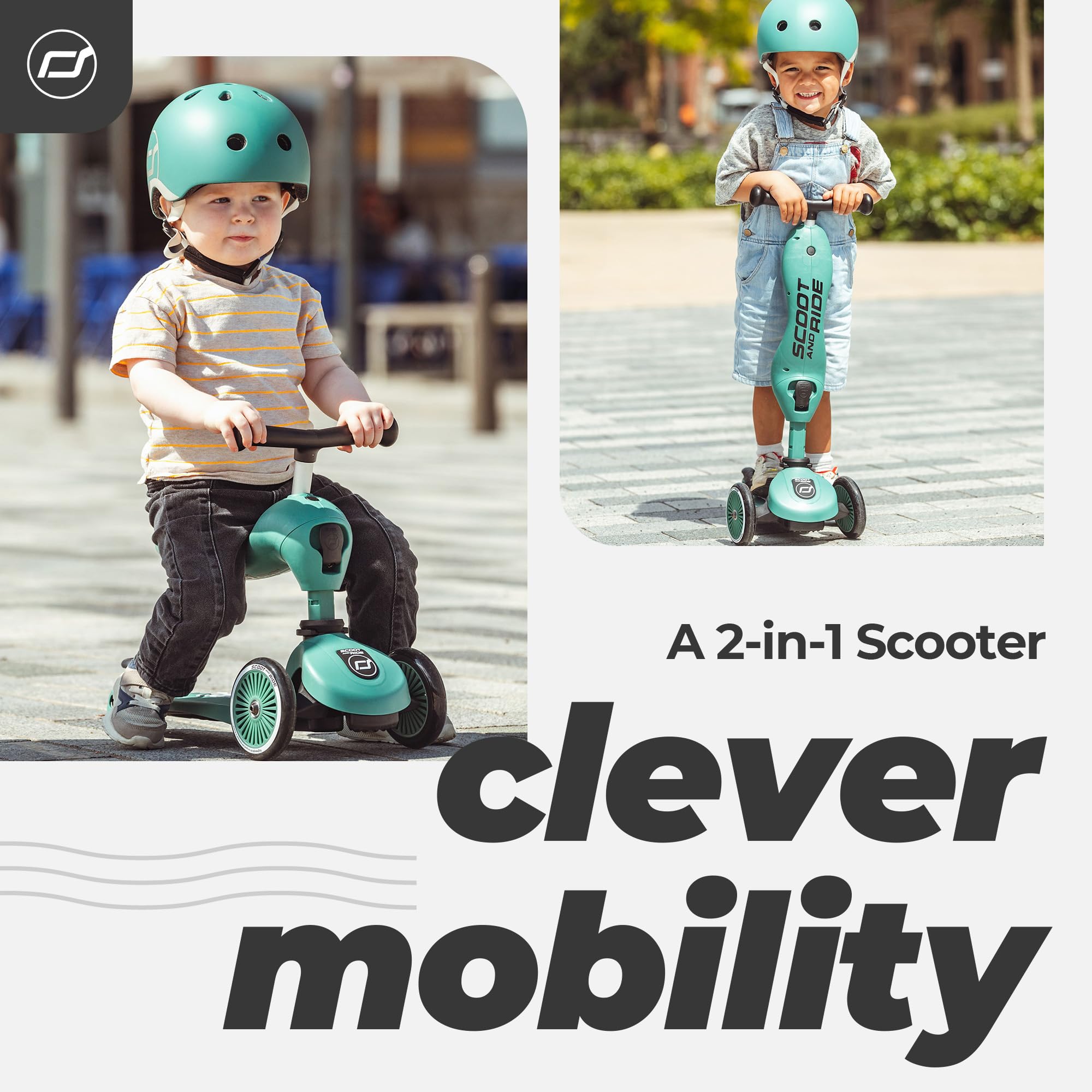 Scoot & Ride - Highwaykick 1 – Forest – hulajnoga z siedziskiem