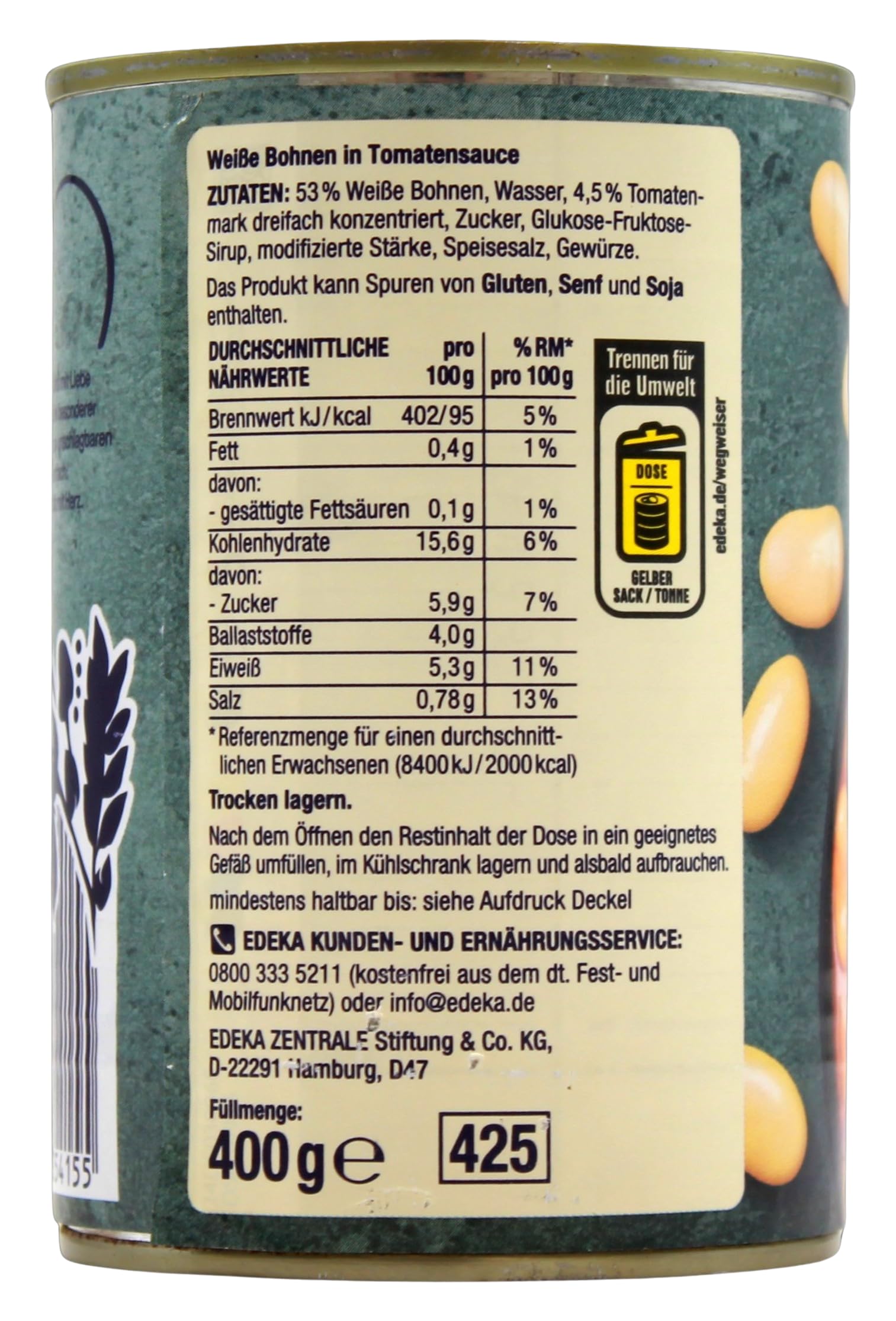 Herzstücke Baked Beans, 12er Pack (12 x 400g)