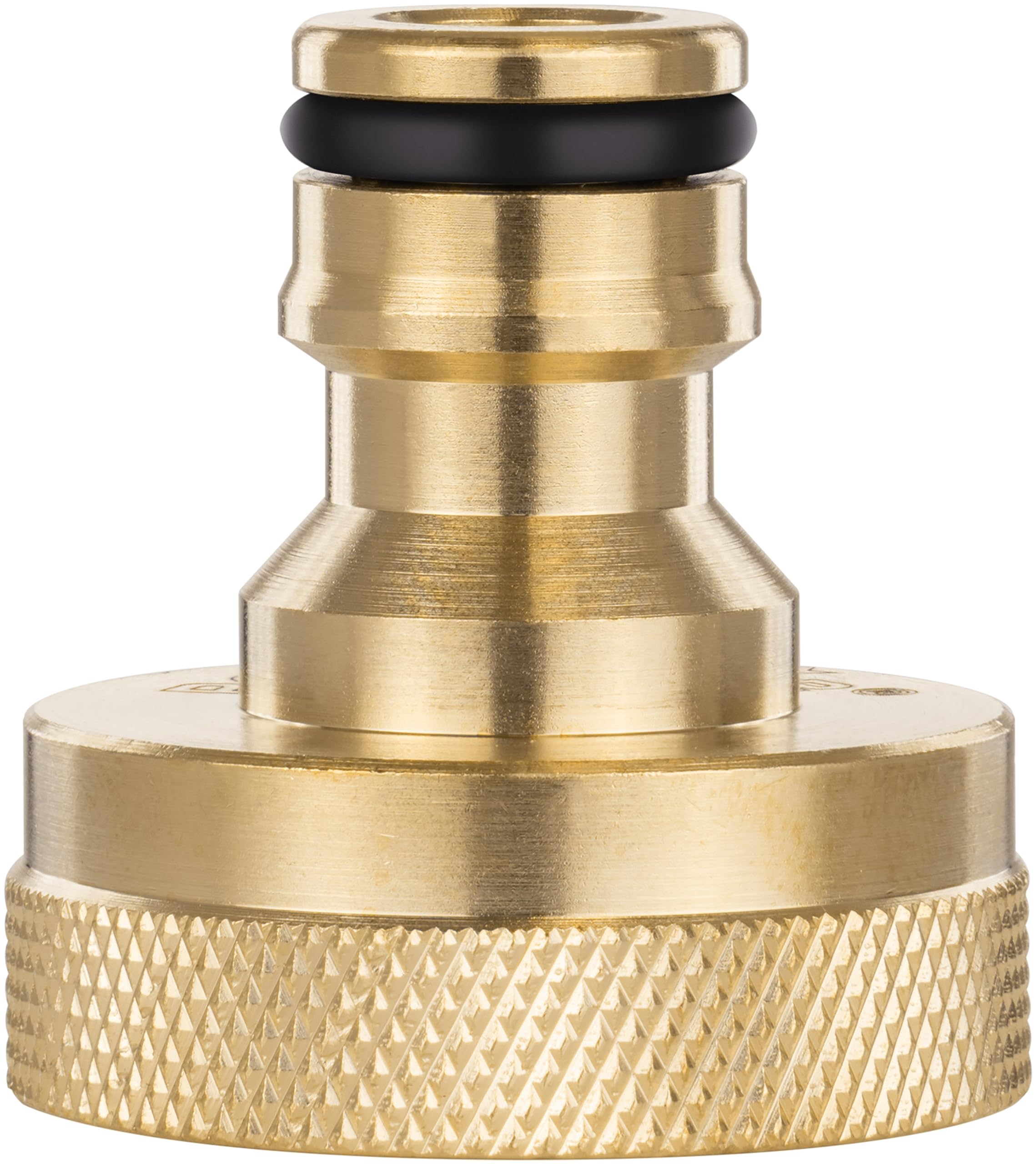 Poppstar Tap Connector with 1-inch Internal Thread (30 mm) and Push-fit Coupling for Garden Hose (Compatible with Gardena Push-fit System), 1 piece