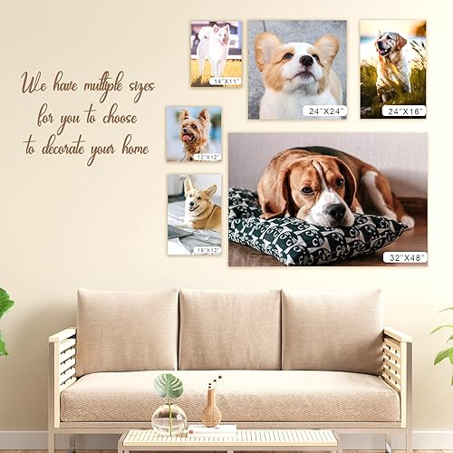 Miniatura 5 de Gowelly Impresiones en lienzo personalizadas con tus fotos, personaliza la decoración de tu hogar con impresionantes imágenes en lienzo, grandes