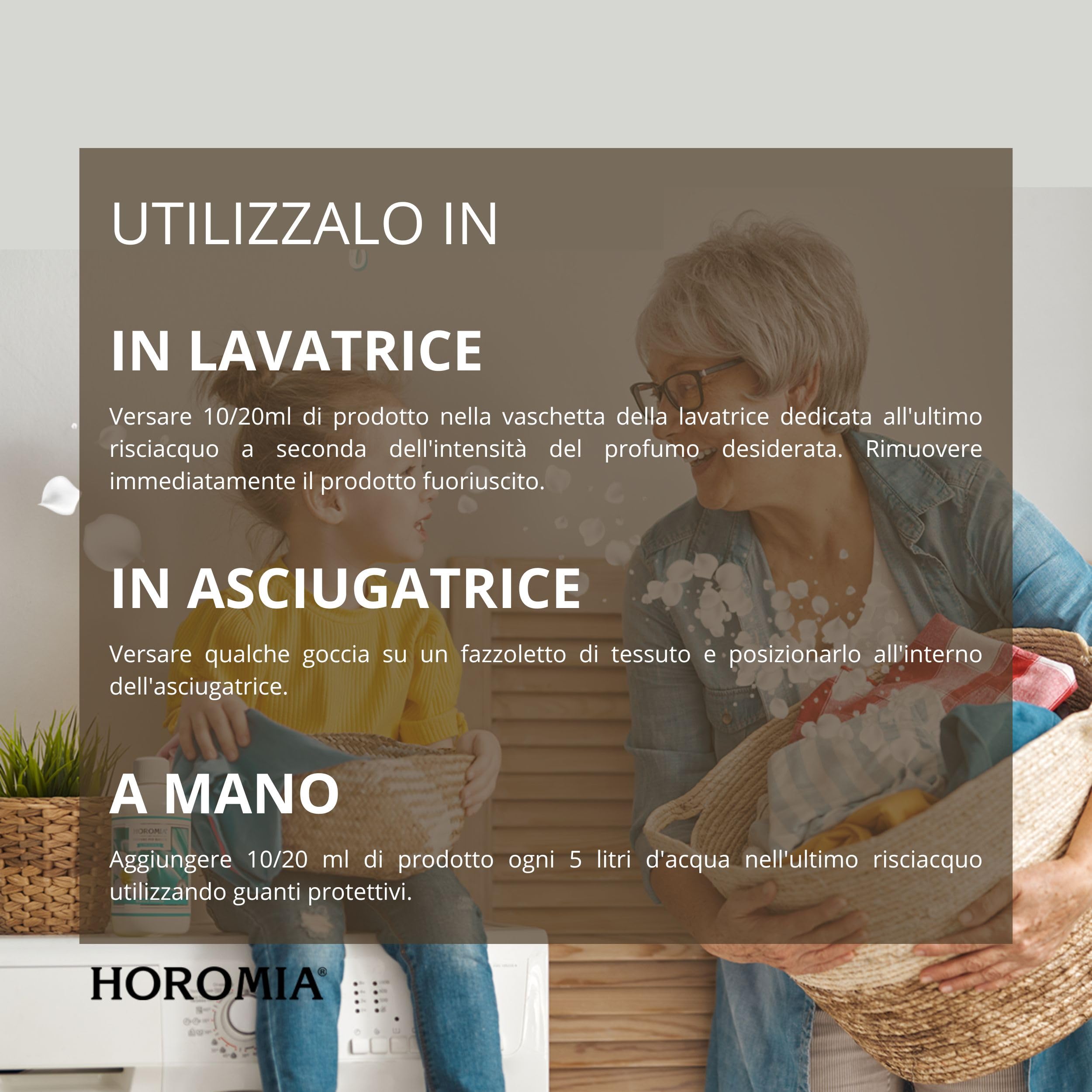 Horomia Horobox Silver Profuma Bucato 10 Essenze Flaconi Impostata - 500 Ml