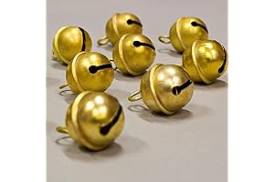 Classical Yet Modern: 12 Pcs Express Polar Sleigh Bells for Enduring Christmas Festivities