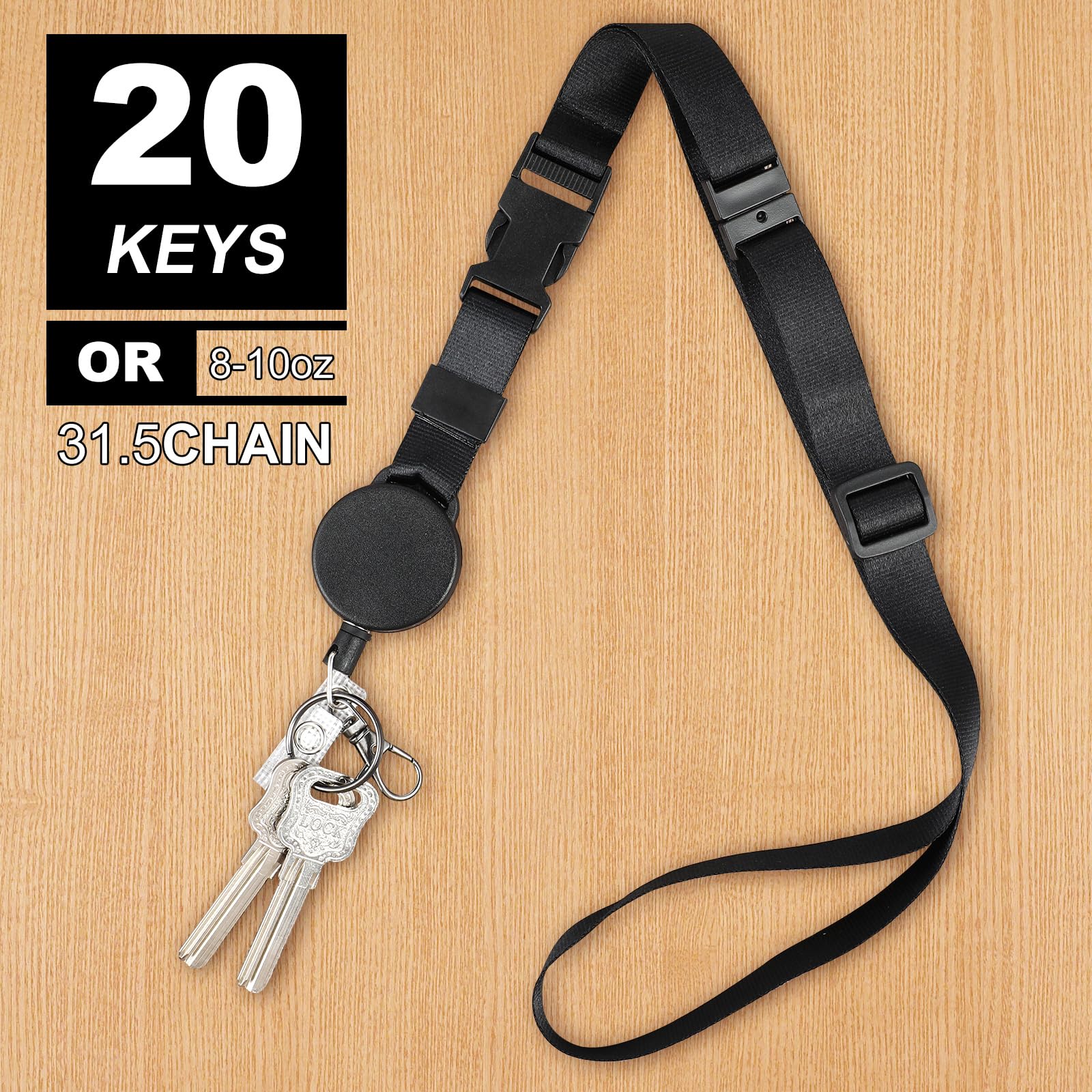 Cordón Cuello Identificación Cordón Portagafetes Para Visitantes Con Clip Metálico - Color Rojo, Ideal Para Eventos Porta Gafetes Visitante Evento Oficina