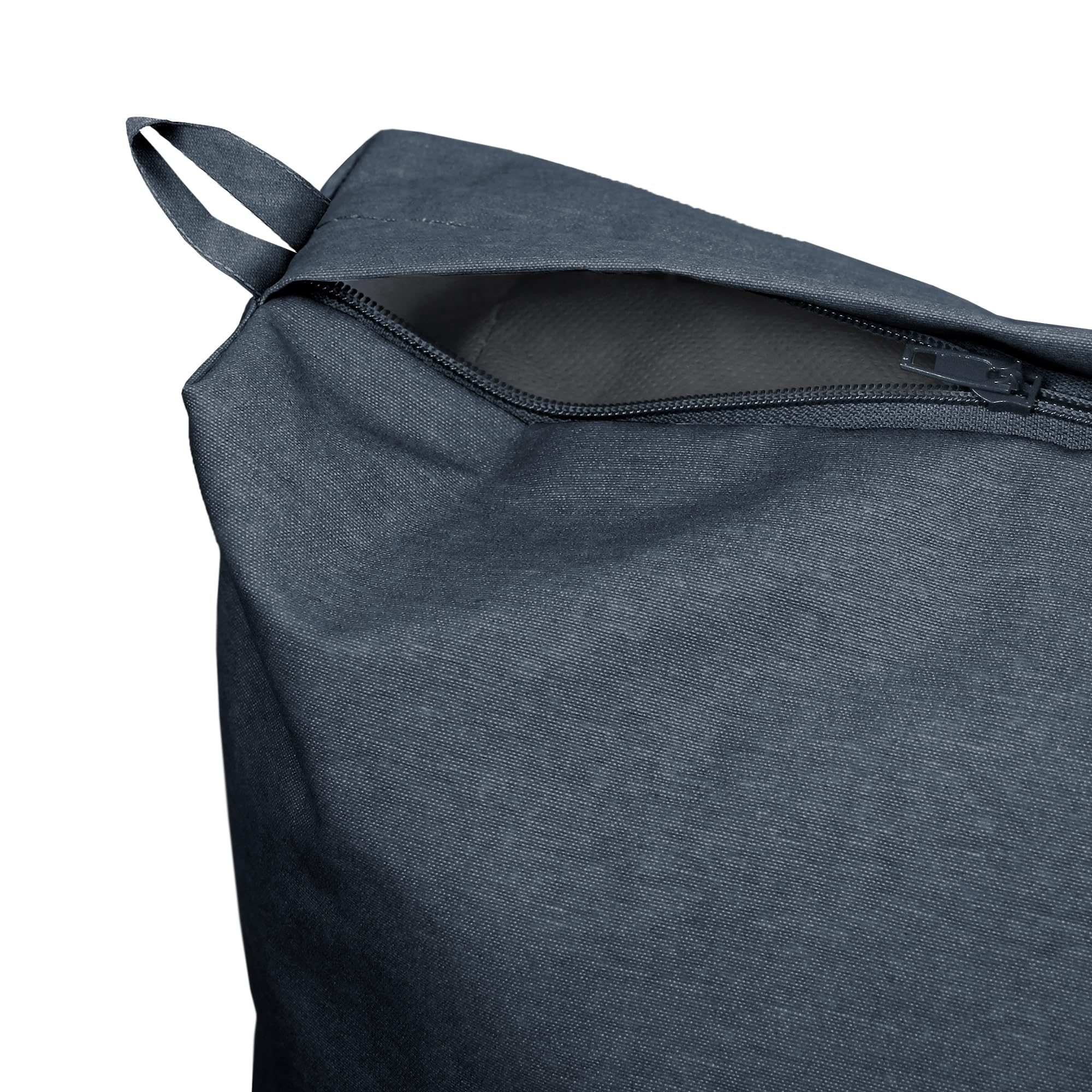 HAPPERS Cojín de Suelo Naylim Mate Impermeable Multiusos para Exterior, Banco y Palets - Comodidad y Versatilidad en un sólo Cojín Gris petróleo 60x80