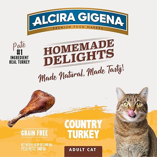 Miniatura 2 de Homemade Delights - Comida húmeda para gatos (Country Turkey) - (paquete de 12)