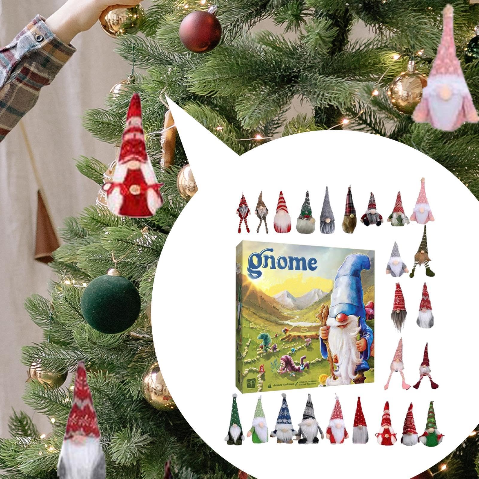 Świąteczny kalendarz adwentowy Gnome,Kalendarz adwentowy świąteczny Gnome
