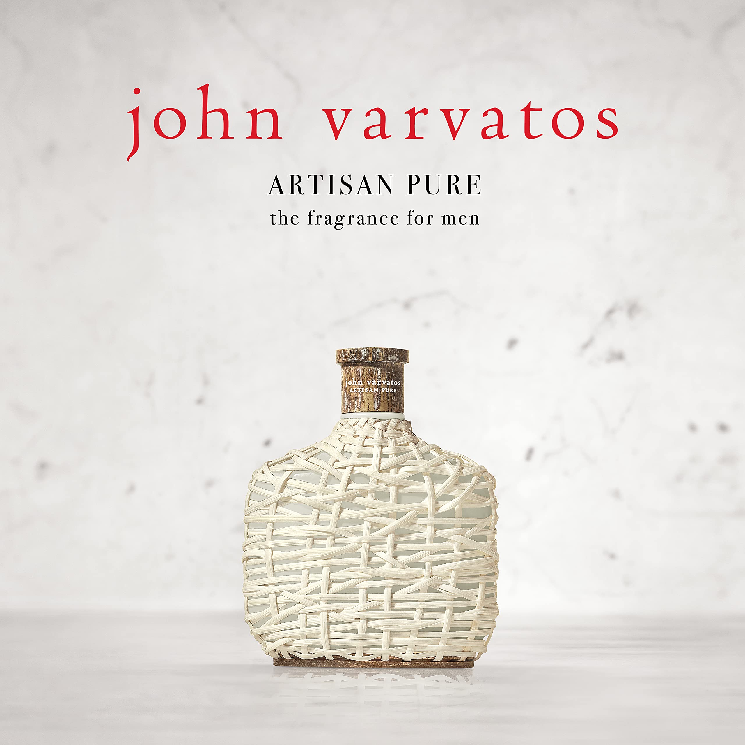 John Varvatos - Artisan Pure - Eau de Toilette Homme - Vaporisateur Parfum Hespéridé et Boisé - Fragrance Durable et Intense - A base d'Agrumes Boisés