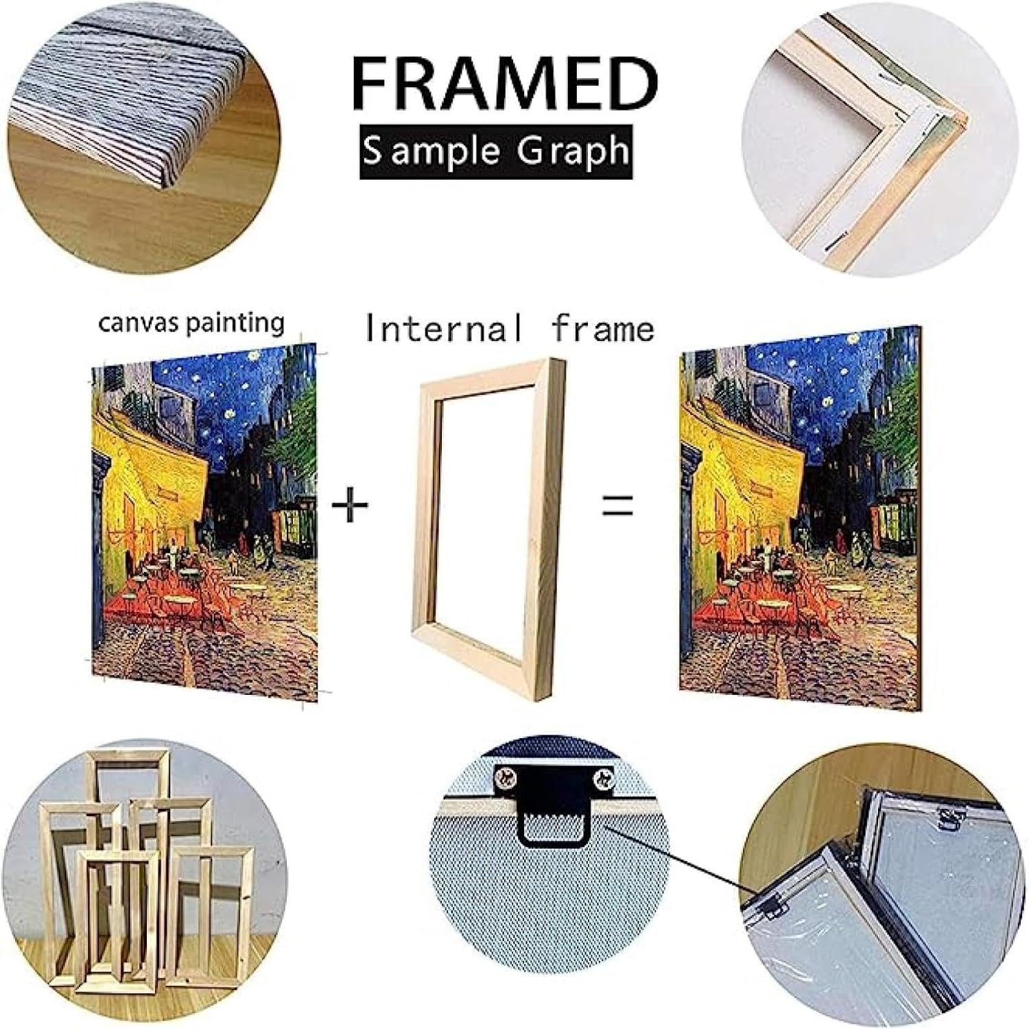 BOHUO Wandbilder Afrikanische Frau Bild Leinwand XXL Bunter Minimalismus Moderne Weibliches Wohnzimmer, Schlafzimmer, Home Decoration Poster(Gold 78)-70x100cm Gerahmt