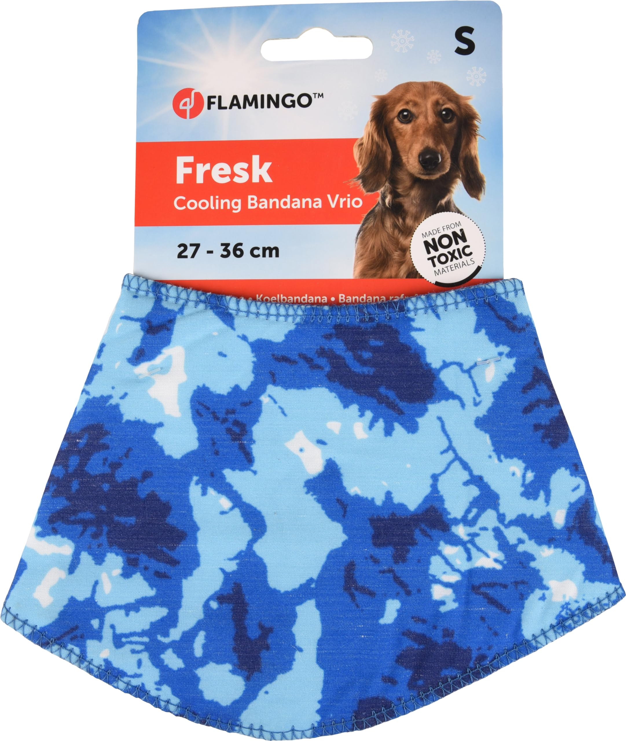 Flamingo COOLING BANDANA FRESK VRIO BLUE 27-36CM