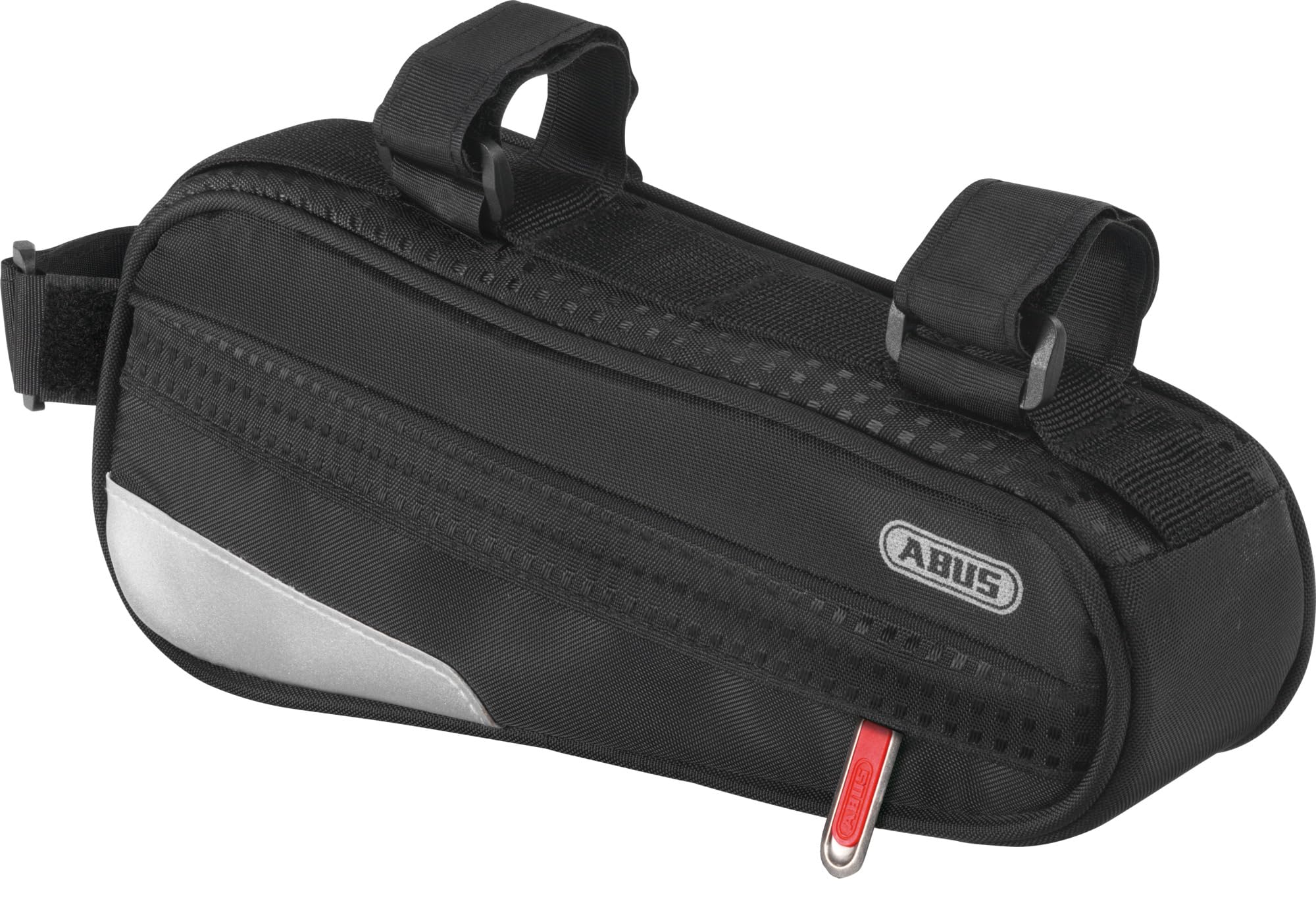 ABUS Fahrradtasche Oryde ST 2200 - Rahmentasche mit Klettbandverschluss - 255 mm x 50 mm - 1,2 Liter Fassungsvermögen, Schwarz