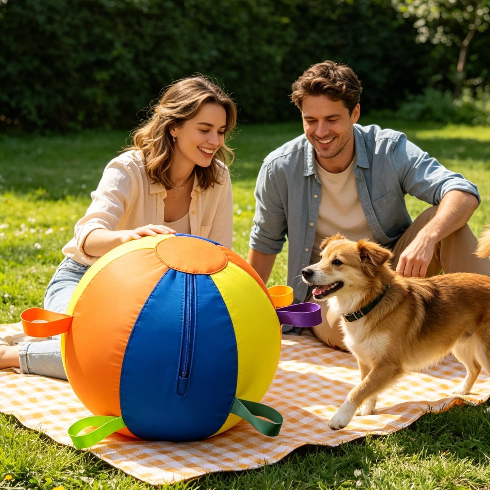 Pelota De Pastoreo Perros Grandes Juguete Acuático Gigante Inflable | Juguetes Interactivos Para Perros Pastores para Razas Medianas y Grandes Parque Piscina Jardín