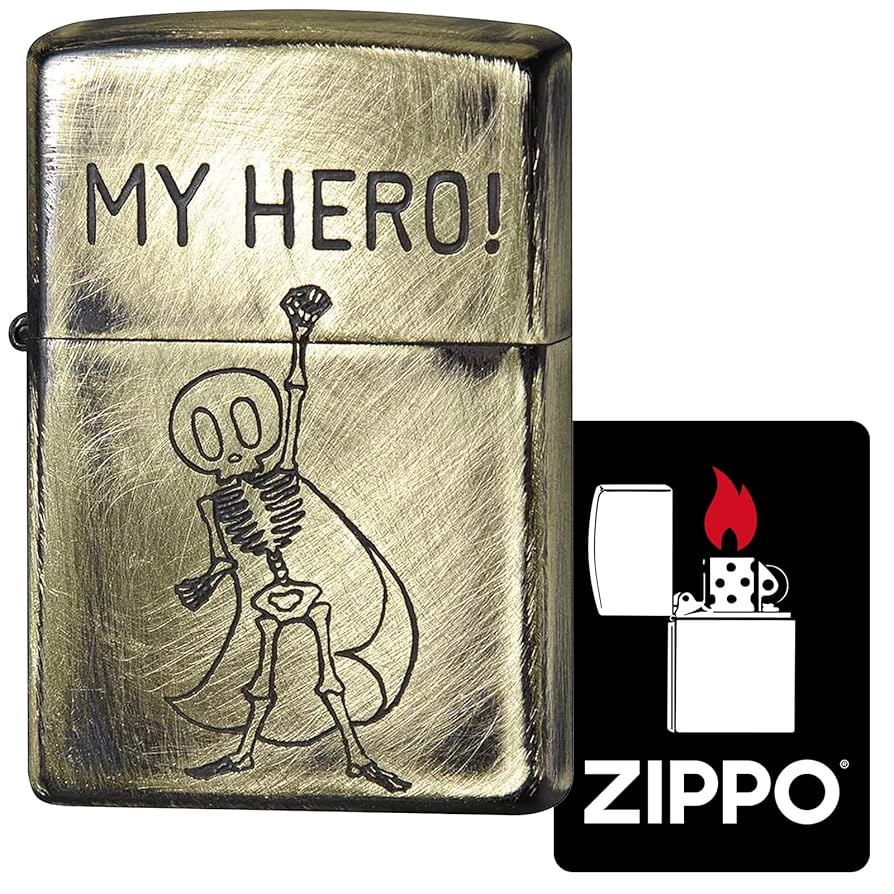 Amazon.com: Zippo 2UDB-Hero Windproof Brass Lighter Funny