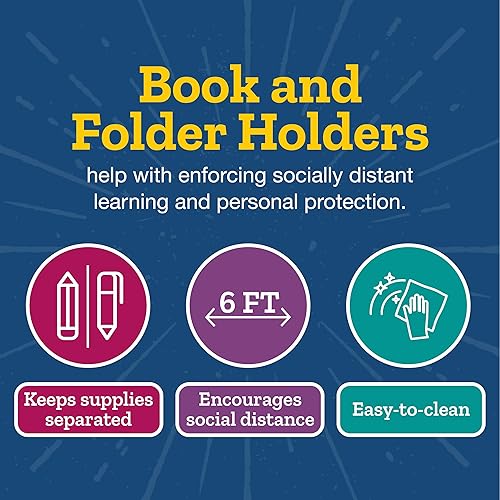 Miniatura 36 de Really Good Stuff Soportes duraderos para libros y carpetas, Riverside 12 unidades Riverside (Riverside)