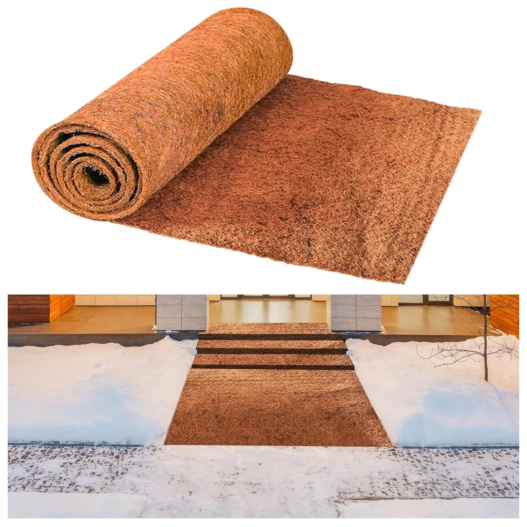 Amazon｜雪上マット 滑り止め 冬の屋外用 階段マット 階段用滑り止め