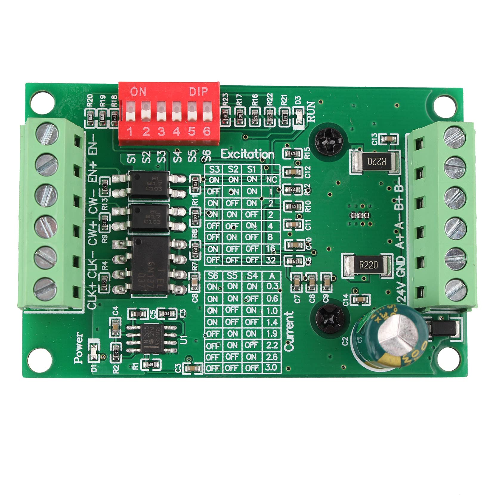 Scheda Driver Motore Passo-Passo TB6560 Aggiornata - 3A, 32 Sottodivisioni, Per 42/57