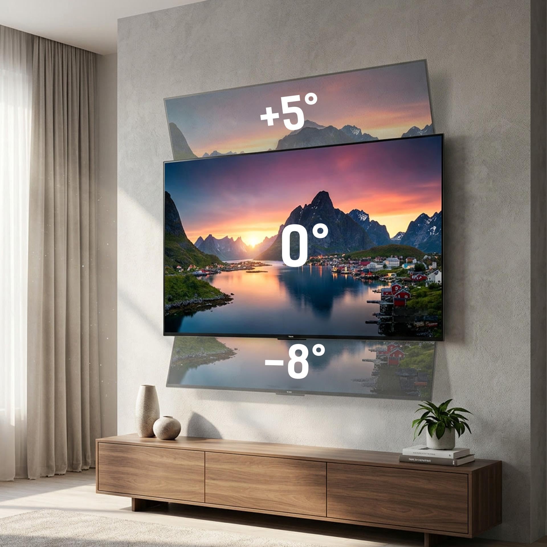 3mk Xplore 35 - Soporte de pared para televisores de 32"-70", brazo articulado, soporta hasta 35 kg, VESA 100 x 100 hasta 400 x 400, pantalla curva y plana, distancia a la pared de 50-400 mm