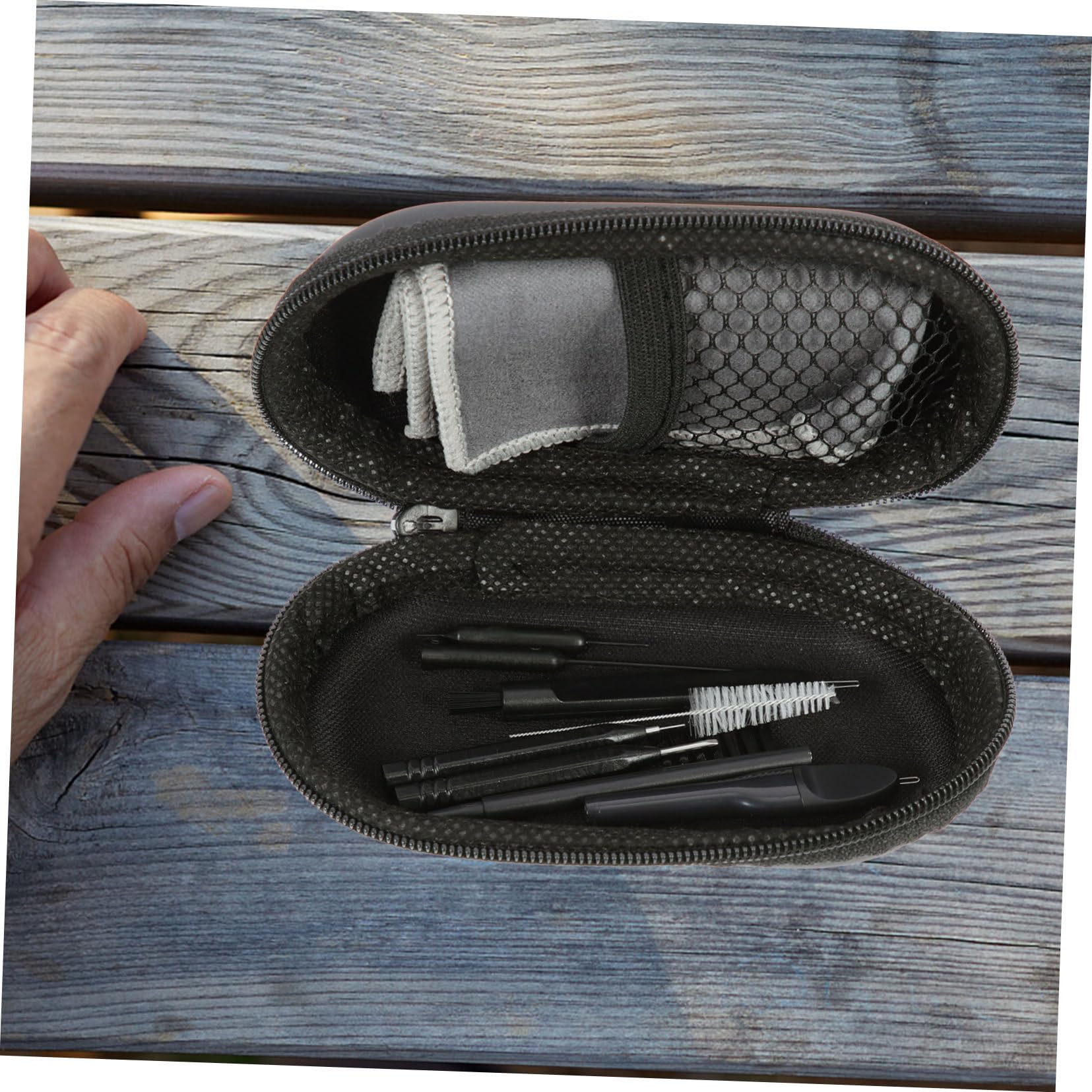 Healvian 4sets Pulizia Compatto Per Accessori Di Include Spazzole Per Amplificatori Sonori e Altri Dispositivi Elettronici Facile Da Usare e Leggero Per Pulizie Approfondite