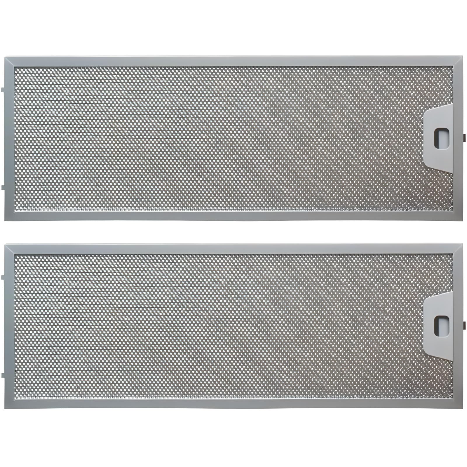 Msioytog European Cooker Hood Replacement Filter Set of 2 Aluminum Alloy Grease Traps for Kitchen Ventilation Extent Hood Filter
