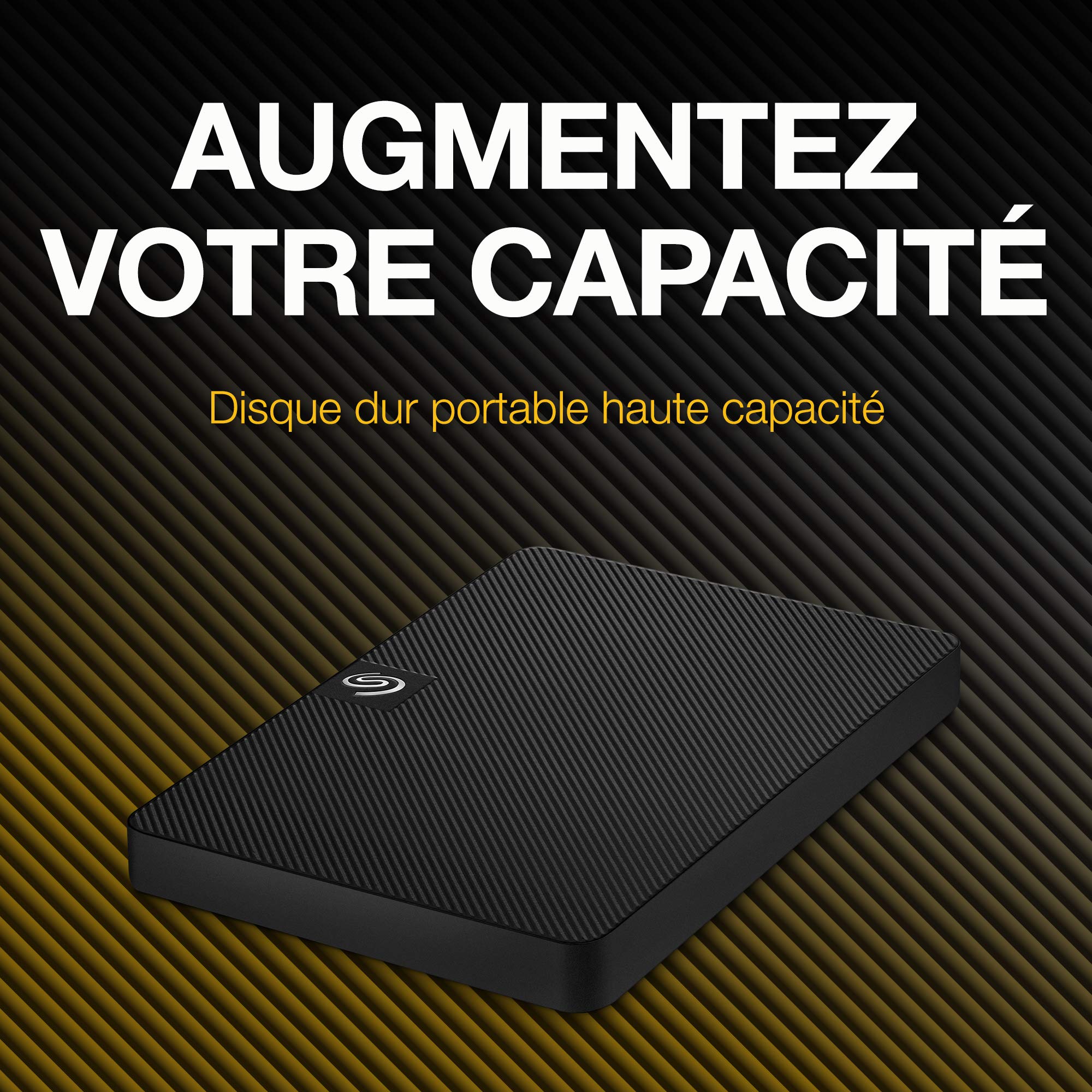 Seagate Expansion, 2 TB, External Hard Drive HDD, 2.5 Inch, USB 3.0, PC & Notebook, 2 Years Rescue Services (STKM2000400)
