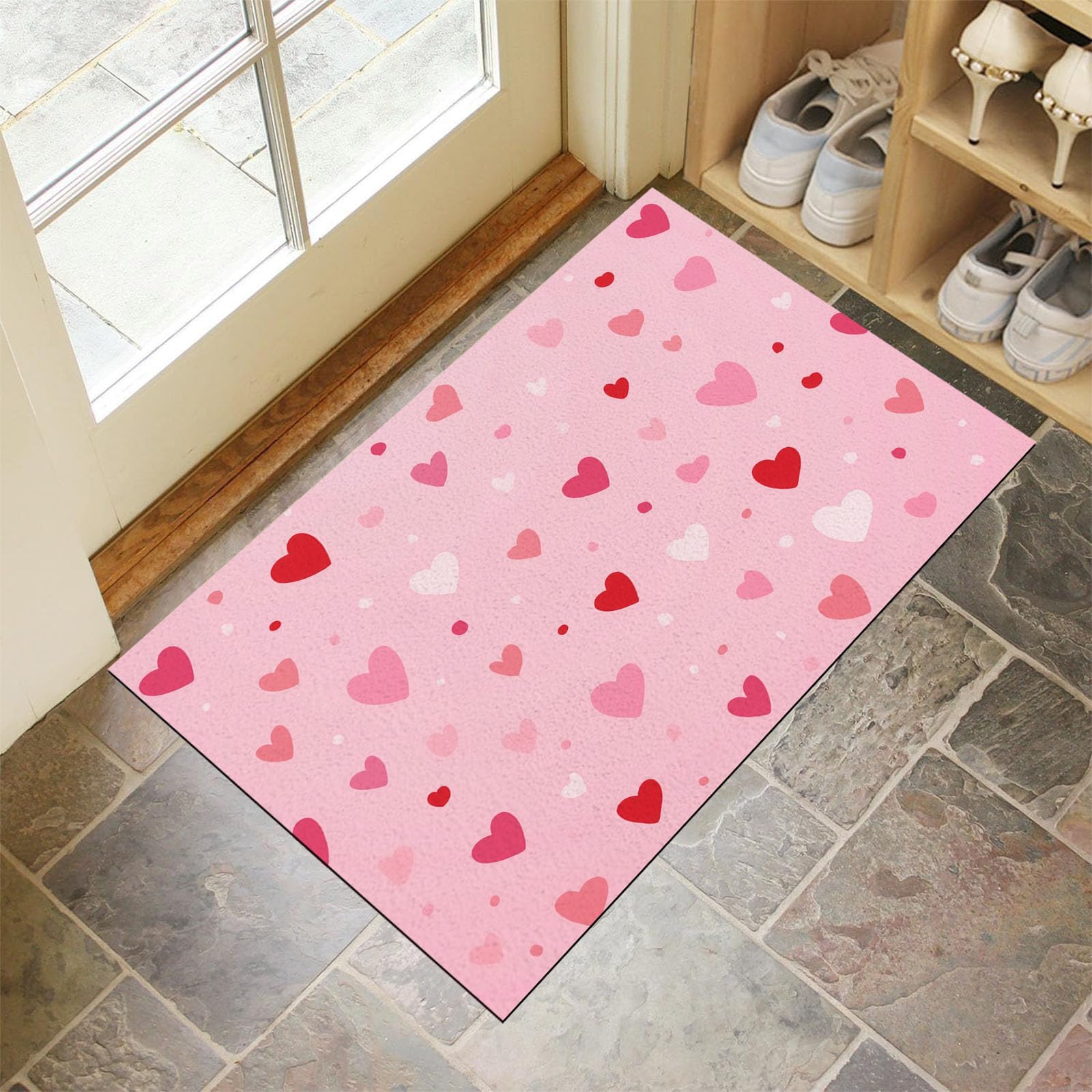 Tapis de Sol Antidérapant pour Couloir et Entrée, Grand Paillasson Chien