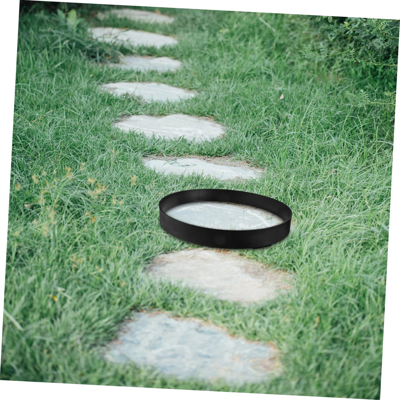 Moule Beton Rond en Plastique Moule à Carreaux de Sol Réutilisable pour Pavés de Jardin Consolidation Rapide pour Décoration de Pierre de Pelouse