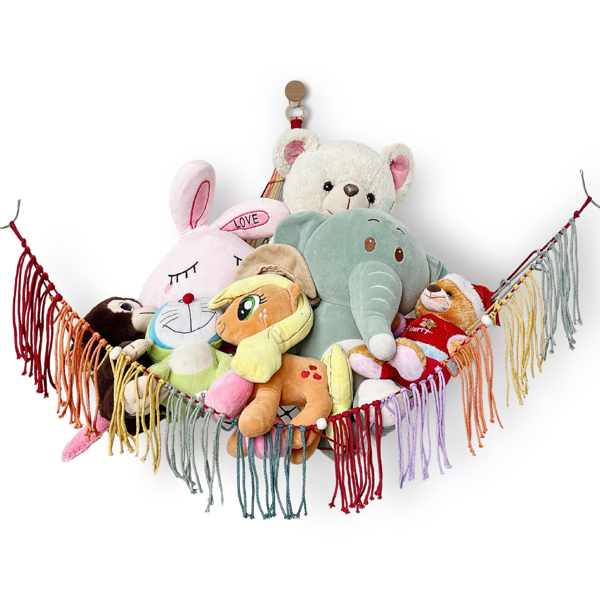 Toy Net For Stuffed Animals Aesthetic Things Corner Hammock For Stuffed Animals Toy Net Corner Cute Home Decor Boho Rainbow Decor Nets For Stuffed Animals Room Decor Aesthetic