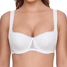 SUSA Balconett Dirndl BH Damen mit Bügel Wiesn-Zauber , Balconette BH , Bügel BH mit Soft Cups , Damen-BHs mit Jacquard Muster , Besonderes Dekolleté