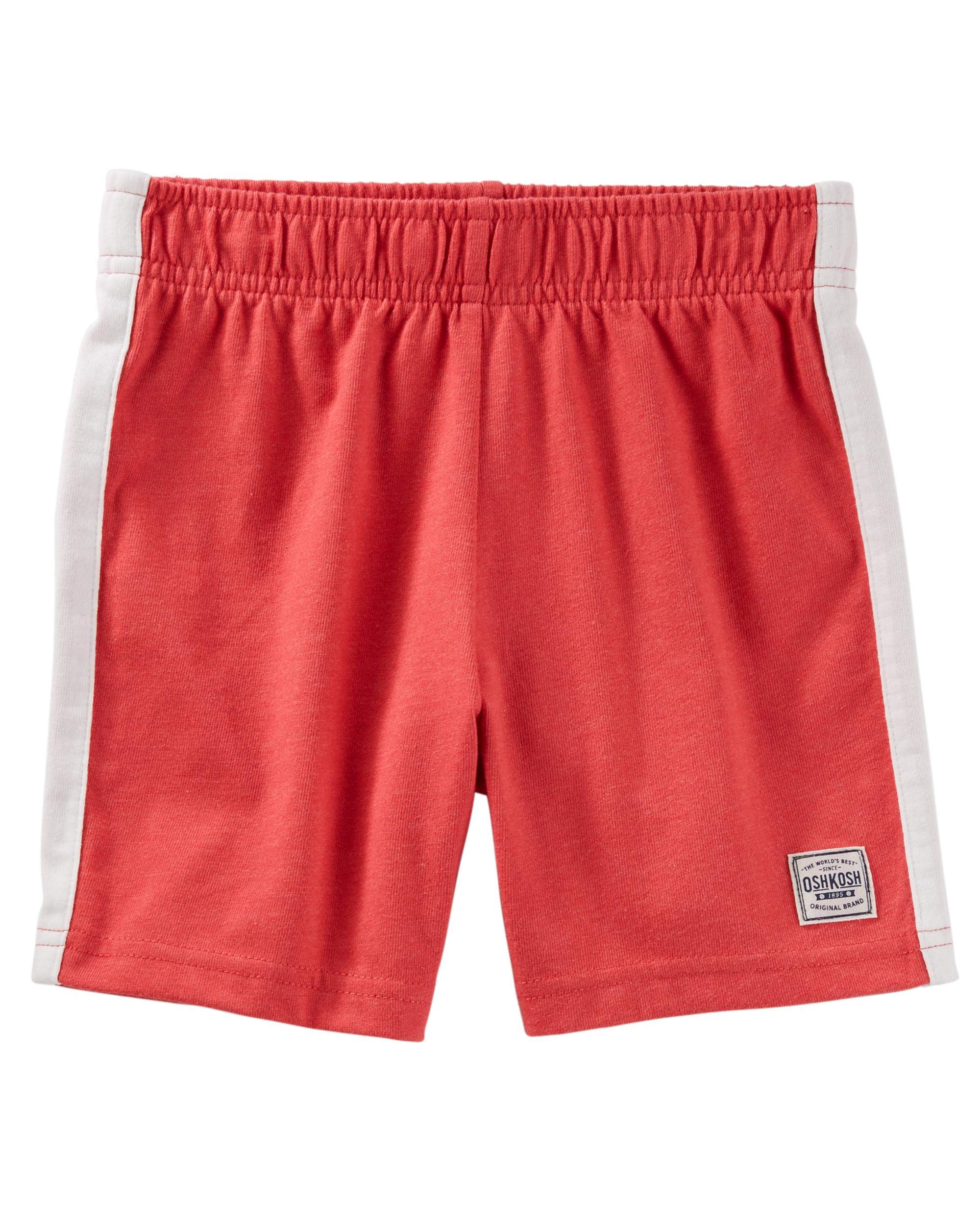 OshKosh B'gosh Boy's Mix Kit Pull-On Cotton Shorts - Red & White