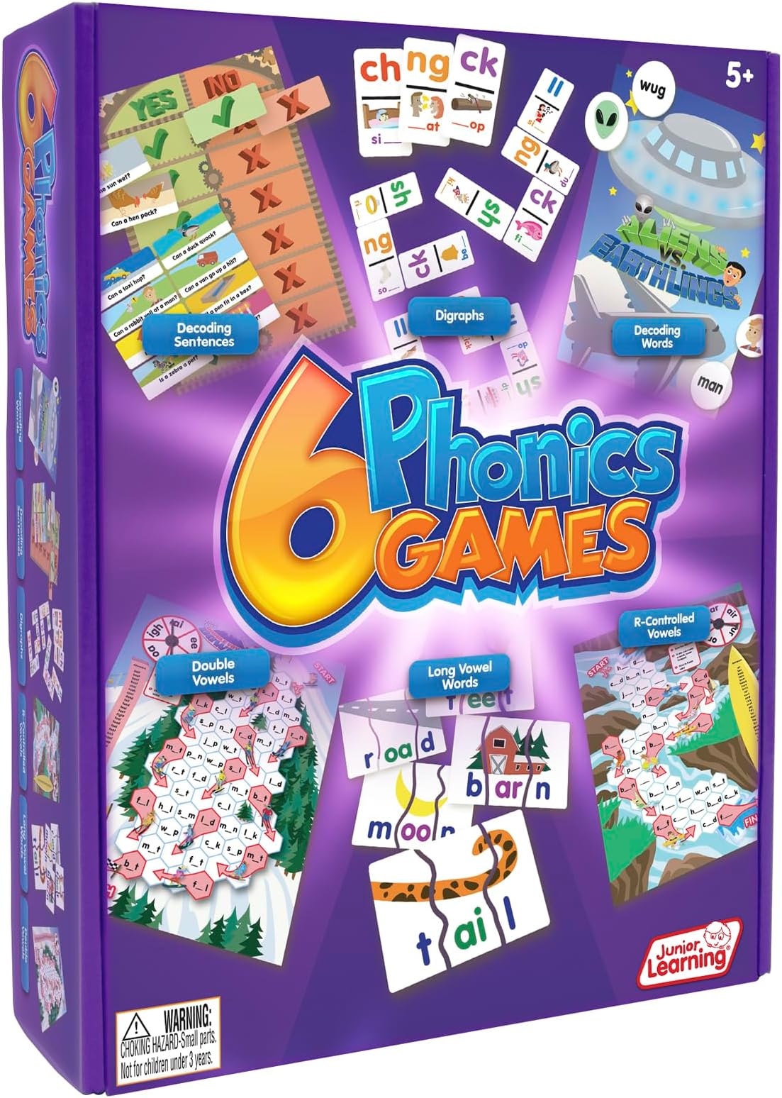 Different Phonics Games (Set of 6)