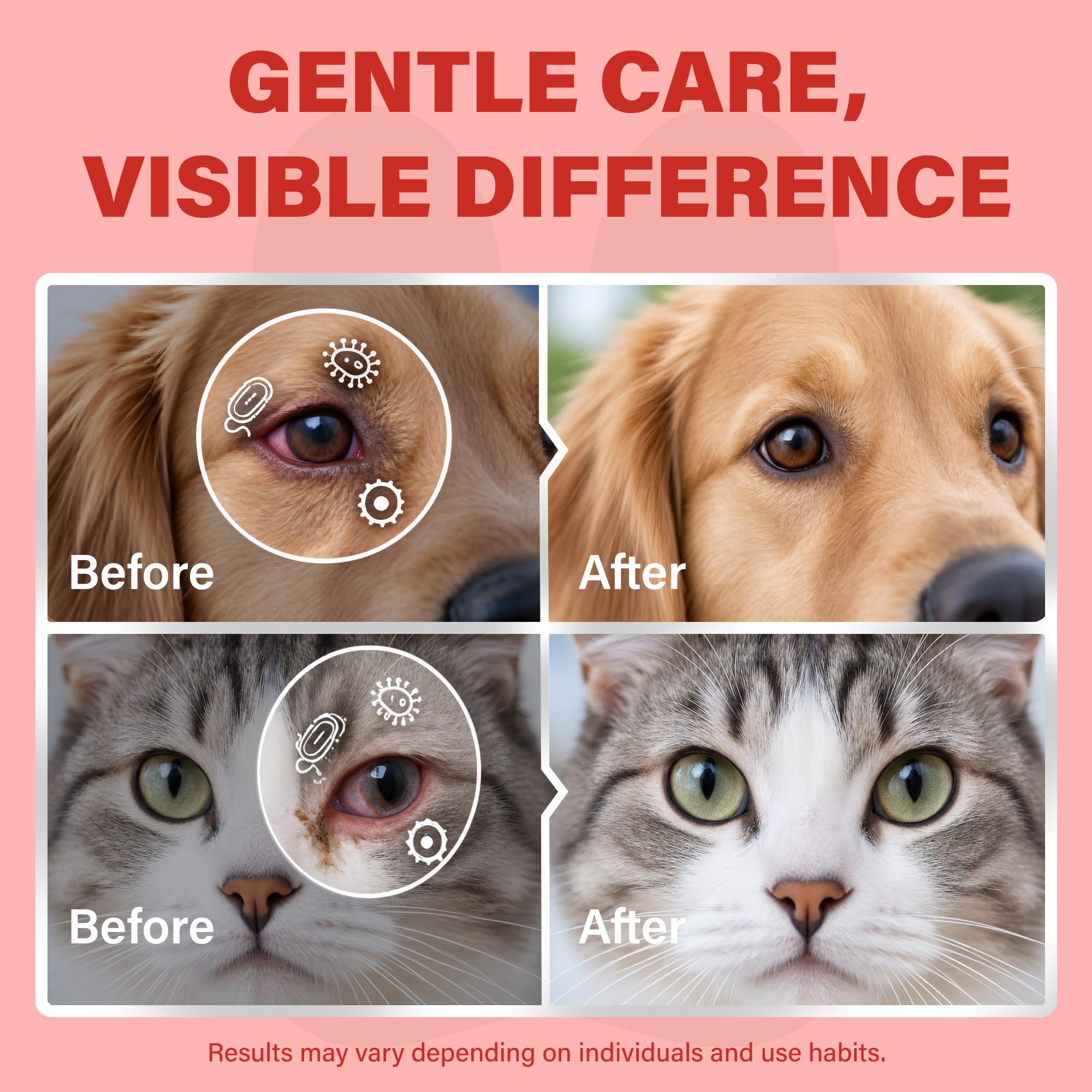 Eye Drops for Dogs & Cats, NAC 2% & Lanosterol Formula, For Vision Clarity — Amazon image 5
